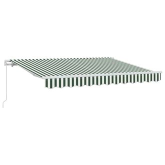 vidaXL Toldo Retr&aacute;ctil Verde 300 X 200 Cm Tela Vidaxl