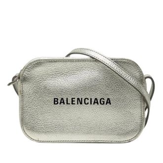 Balenciaga Pre-owned Everyday XS Camera Bag - Dames - Vintage Schoudertas - Grijs - ONE Size - Leer - Vintage