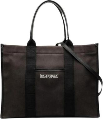 Balenciaga Pre-owned Vintage Tote Bag - Dames - Vintage Shopper - Zwart - ONE Size - Vintage