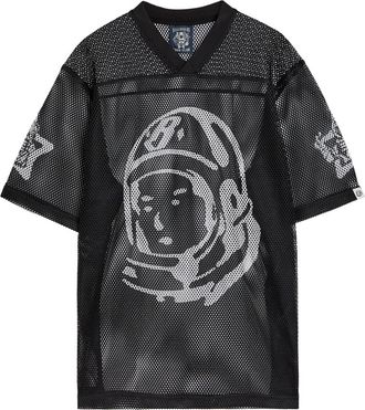 Billionaire Boys Club Logo-print Mesh Football T-shirt - Black - XL