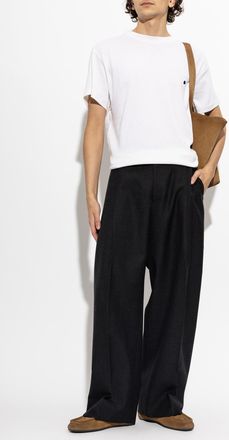 Jil Sander Cotton T-shirt With A Round Neckline, Mens, White