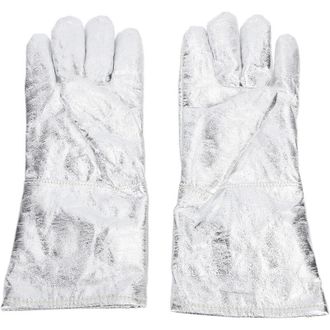OEM Guantes De Soldadura Resistentes Al Calor Con Revestimiento Aluminizado Ign&iacute;fugo -crezuo