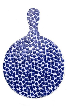 Vietri Santorini Flowers Ceramic Cheese Board in Blue at Nordstrom