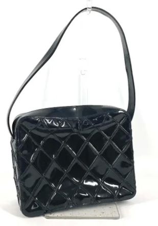 Chanel Pre-owned Shoulder Bags, female, Black, Size: ONE SIZE Pre-owned Leather chanel-bags