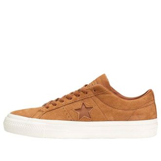 Converse One Star Pro Low Nubuck Warm Tan Egret A09247C