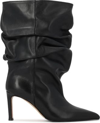 Kazar KS Fidelie - Dames - Laarzen met Hak - Zwart - 37 EU - Leer - Schoenen