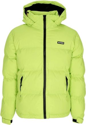 Iuter Limo Puff Donsjack Hoge Kraag - Heren - Winterjassen - Groen - S - Polyester - Jassen
