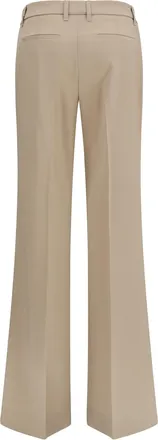 True Royal Womens Linda Pants Beige Trousers