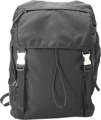 Prada Pre-owned Nylon Backpack - unisex - Vintage Rugzakken - Zwart - ONE Size - Nylon - Vintage