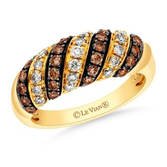 Le Vian Ladies Honey Gold Rings set in 14K Honey Gold