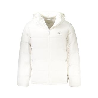 Calvin Klein Bianco Poliammide Mens Mens Jacket