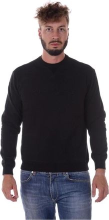 Armani Jeans Hoodies - Heren - Sweatshirts - Zwart - XL - Katoen - Hoodies & sweatvesten