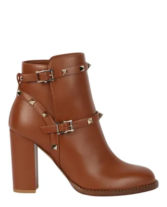 Valentino Rockstud Leather Booties