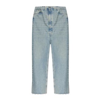 Maison Margiela Wide Jeans, male, Blue, Size: W30 Wide-leg Jeans