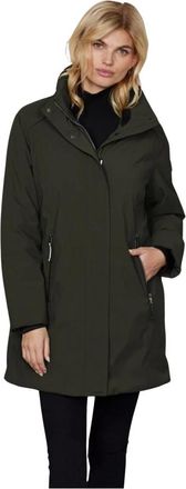 Junge Mynthe Comfort Jacket - Dames - Winterjassen - Groen - M - Polyester - Jassen