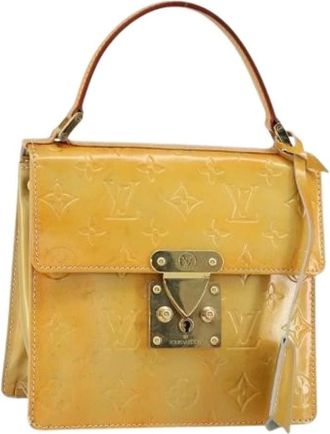 Louis Vuitton Pre-owned Handbags, female, Yellow, Size: ONE SIZE Pre-owned Vintage Handbag