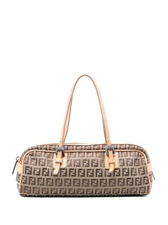 Fendi 2000-2010 Zucchino Canvas handbag - Brown