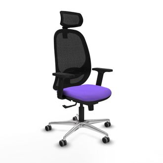 Piqueras y Crespo Silla De Oficina Piqueras Y Crespo Cilanco Negro Aluminio Espuma