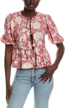 Renee C Renee C Puff Sleeve Top