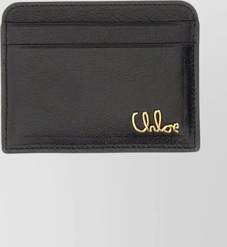 Chlo&eacute; leather card holder