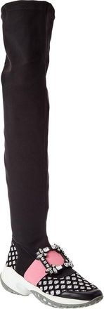 Roger Vivier Over-The-Knee Sock Sneaker