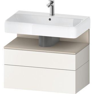 Duravit Qatego Mueble Bajo Lavabo, 1 Extra&iacute;ble Y 1 Caj&oacute;n, - Duravit