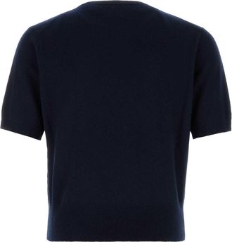 Jil Sander Mens Jumper Navy Wool Cashmere