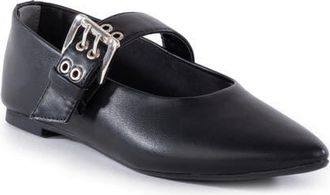 BC Footwear Spinning Around Mary Jane Flat in Black at Nordstrom, Size 7.5