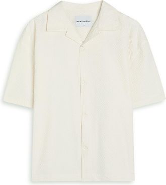 Mki Miyuki Zoku Vacation Seersucker Shirt - Off White - XL