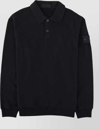 Stone Island cotton polo sweatshirt