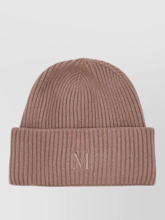 Max Mara knit hat beanie folded cuff ribbed