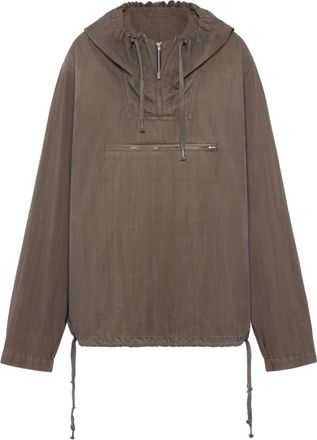 Maison Margiela Giacca con cappuccio - Marrone