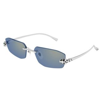 Cartier Sunglasses, unisex, Gray, Size: 56 MM Panth&egrave;re Sunglasses