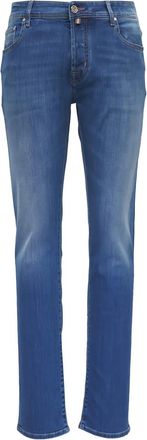 Jacob Cohen Jeans Bard con cinque tasche - Blu