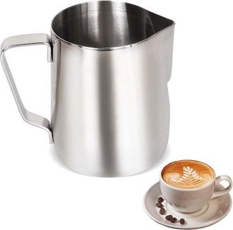OEM Jarra De Leche De Acero Inoxidable De 350 Ml Para Latte Art, Espumar Leche Y Vaporizarla