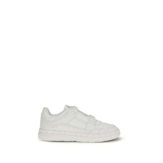 Valentino Garavani White Calf Leather Bos Taurus Low Top Mens Sneakers