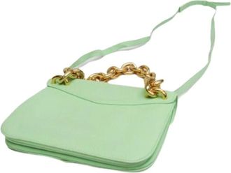 Bottega Veneta Borsa a spalla Pre-owned Mount Small Chain - - Pre-owned - Donna - Verde - ONE SIZE
