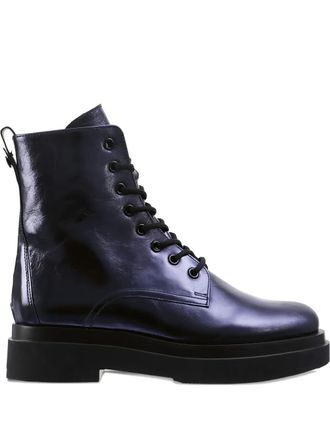 Högl Jay lace-up combat boots - Blue