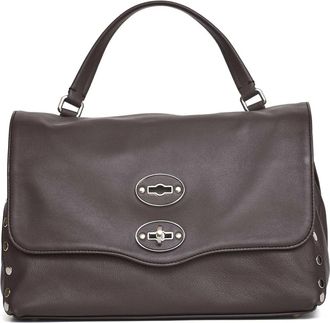 Zanellato Postina Small Bag - Dames - Handtassen - Bruin - ONE Size - Katoen - Tassen