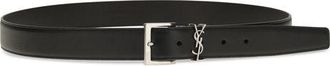 Saint Laurent Cassandre Vadim Belt - Black