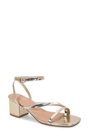 Berness Strappy Block Heel Sandal in Gold at Nordstrom Rack, Size 7.5