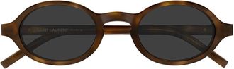 Saint Laurent Sunglasses Sl M161 003 Light Brown/Grey Unisex
