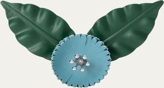 Loewe x Paulas Ibiza Leather Flower Pin