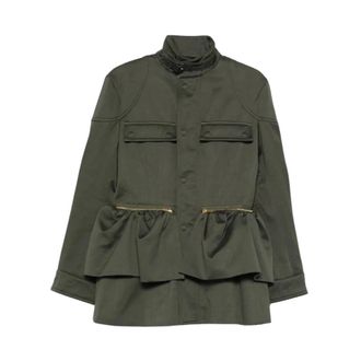 Carven Jassen, Dames, Groen, S, Katoen, Esperanto Jas