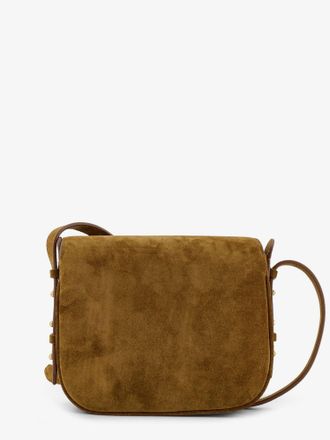 SOEUR Womens Crossbody Bag Bellissima Mini Suede Brown Shoulder