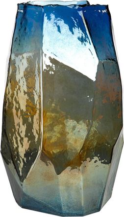 Pols Potten Design Vase Graphic Luster Blue 40.5 cm - Large