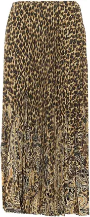 Etro Multicolor Pleated Skirt