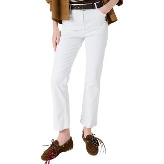 Gerard Darel Adela Slim Fit Jeans in White at Nordstrom, Size 12
