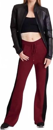 Blanc Noir Blair Boot Cut Pant In Tibeten Red