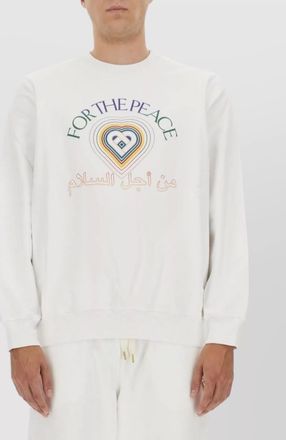 Casablanca logo crew neck sweatshirt